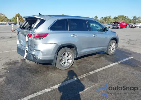 2014 Toyota Highlander Xle V6 from USA, damaged, VIN 5TDJKRFH1ES057439